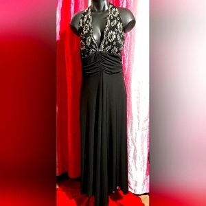 "Studio 1940" formal maxi halter